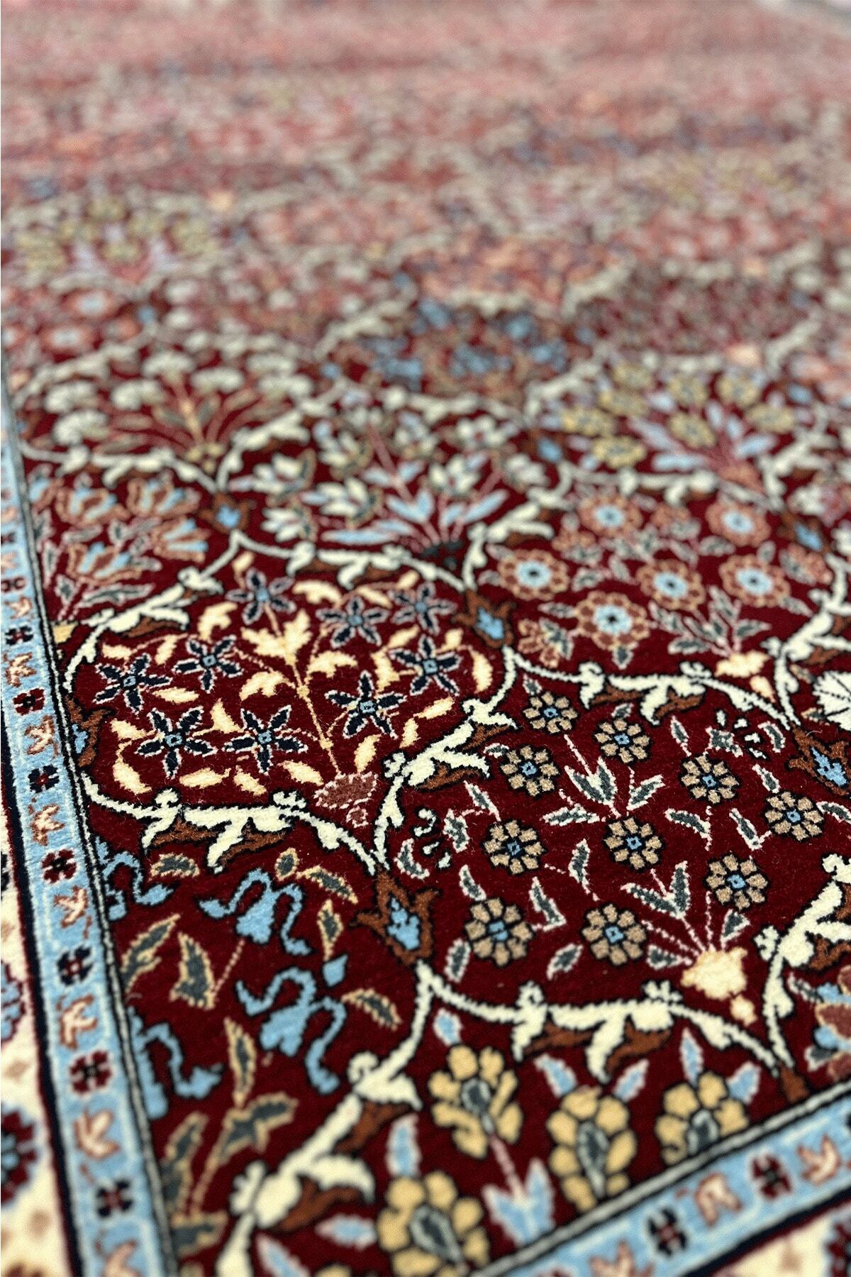 FT Halicilik Sumerbank Hereke Hereke Hand-Woven Rug Karpuzlu Design - MALLTURK
