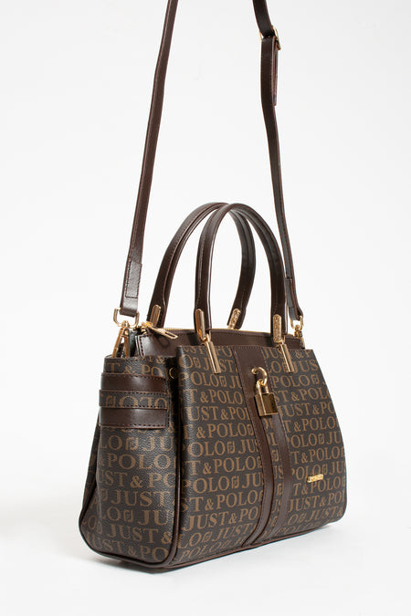 Just Polo Women's Handbag New Season Brown Bag - MALLTURK
