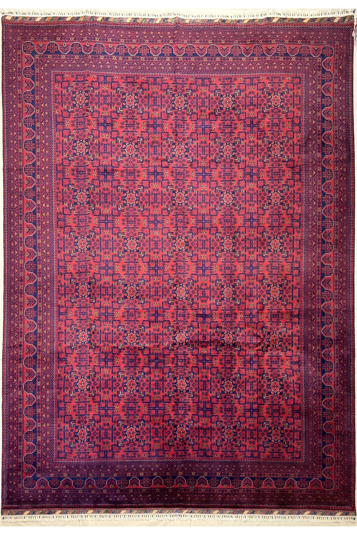 Afgan Rug Hand-Woven 12 Meter Large Living Room Special Offer 100% Wool Natural Dye - MALLTURK