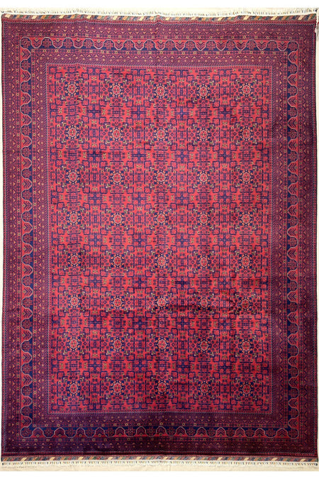 Afgan Rug Hand-Woven 12 Meter Large Living Room Special Offer 100% Wool Natural Dye - MALLTURK