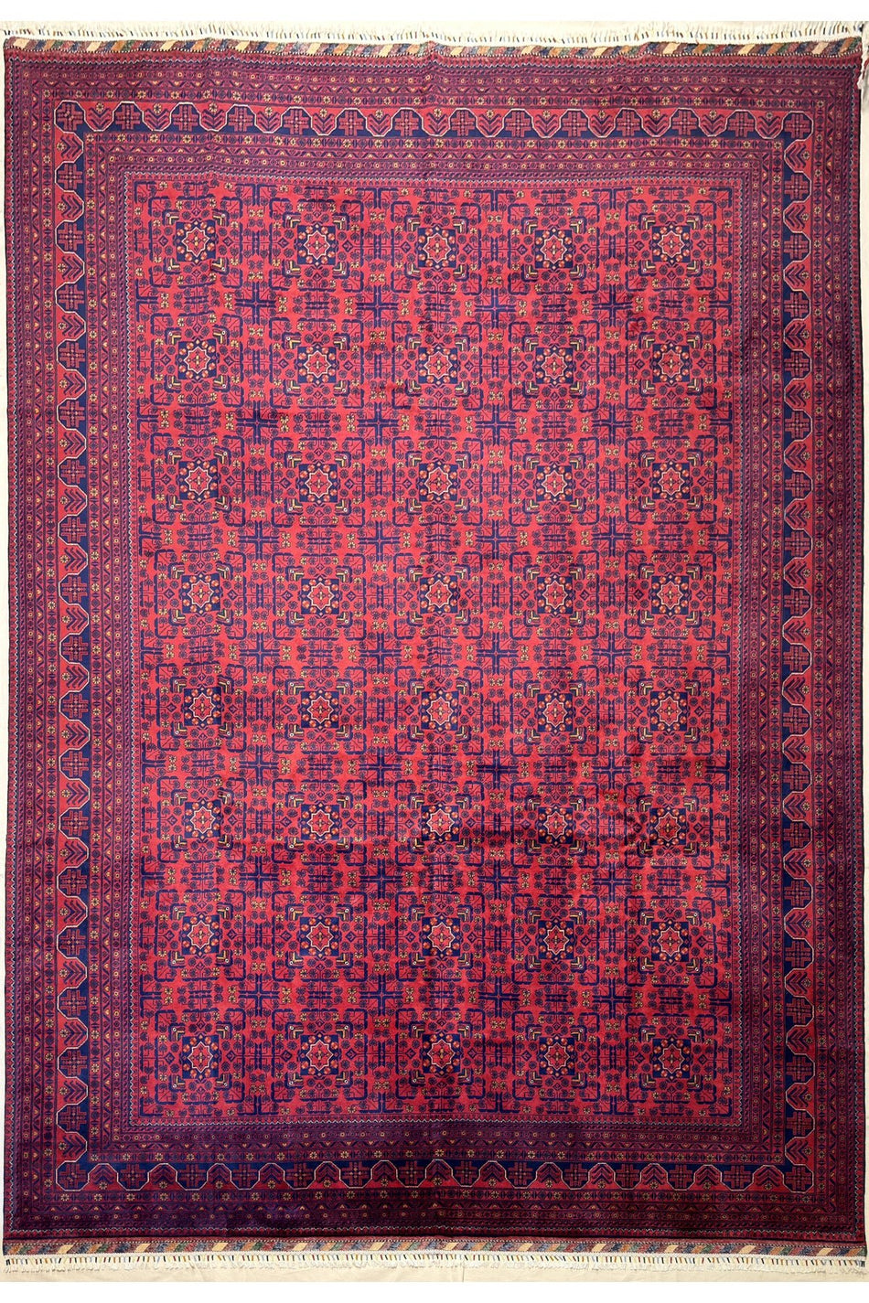 Afgan Rug Hand-Woven 12 Meter Large Living Room Special Offer 100% Wool Natural Dye - MALLTURK
