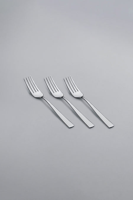 Nehir deniz Plain 6 Place Setting 30 Piece Boxed Fork Spoon Set - MALLTURK