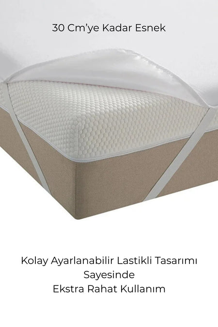 Denizli Waterproof Cotton Fitted Baby & Kids Mattress Protector - MALLTURK