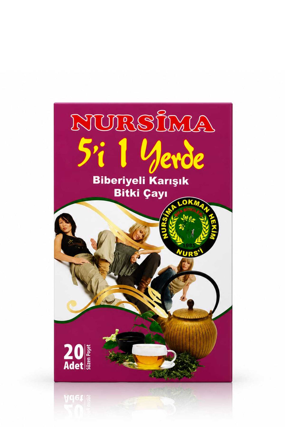Nursima 5-in-1 Rosemary Mixed Herbal Tea, 20 Filter Bags