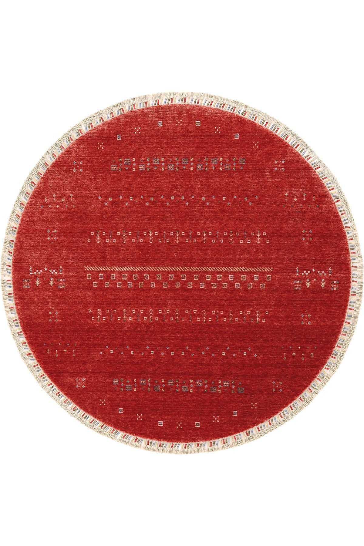 Cool Hali Galata 06 Red Carpet Living Room Carpet Bohemian Scandinavian Carpet Bamboo Carpet Handwoven Round Hallway Carpet - MALLTURK