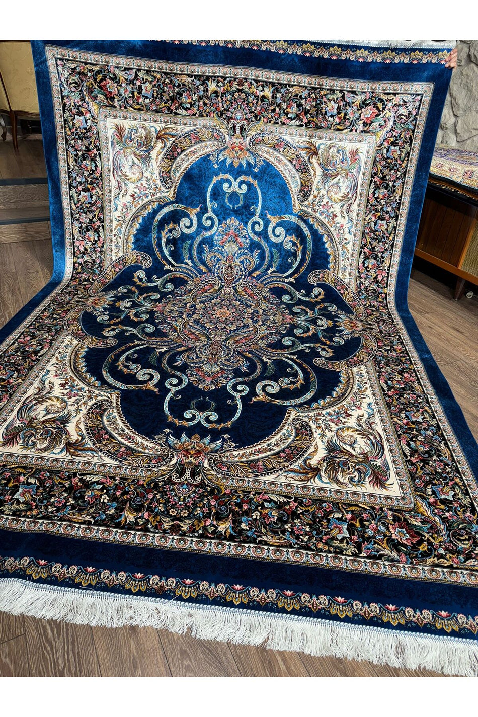 Rustikev Iranian Silk Rug
