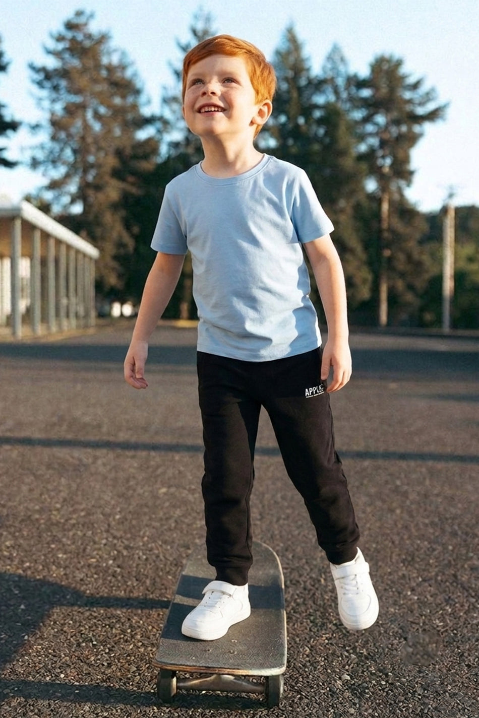 Printed Tie-Waist Boys' Sweatpants