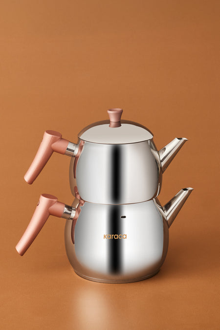Karaca Frezya Maxi Teapot Set Rose - MALLTURK