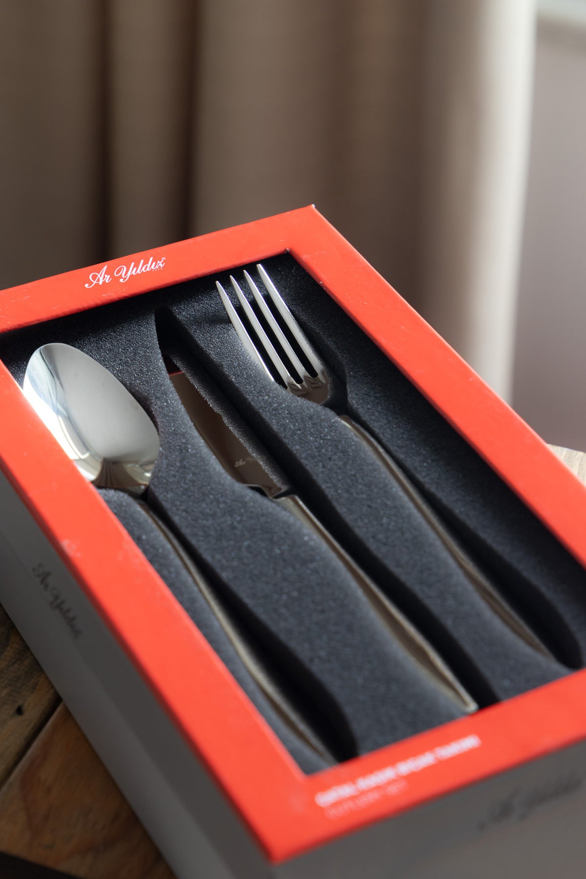 Aryildiz ar yildiz Steel elegant 18 Piece Flatware Set - MALLTURK