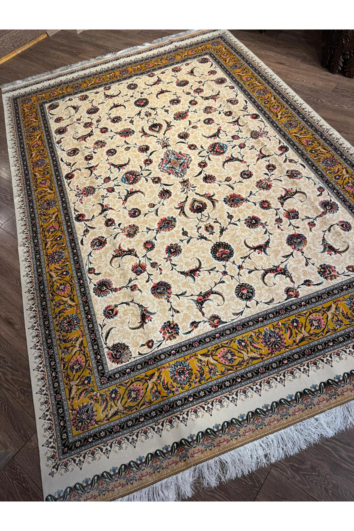 Rustikev Iranian Silk BABILBAHCESI Rug - MALLTURK