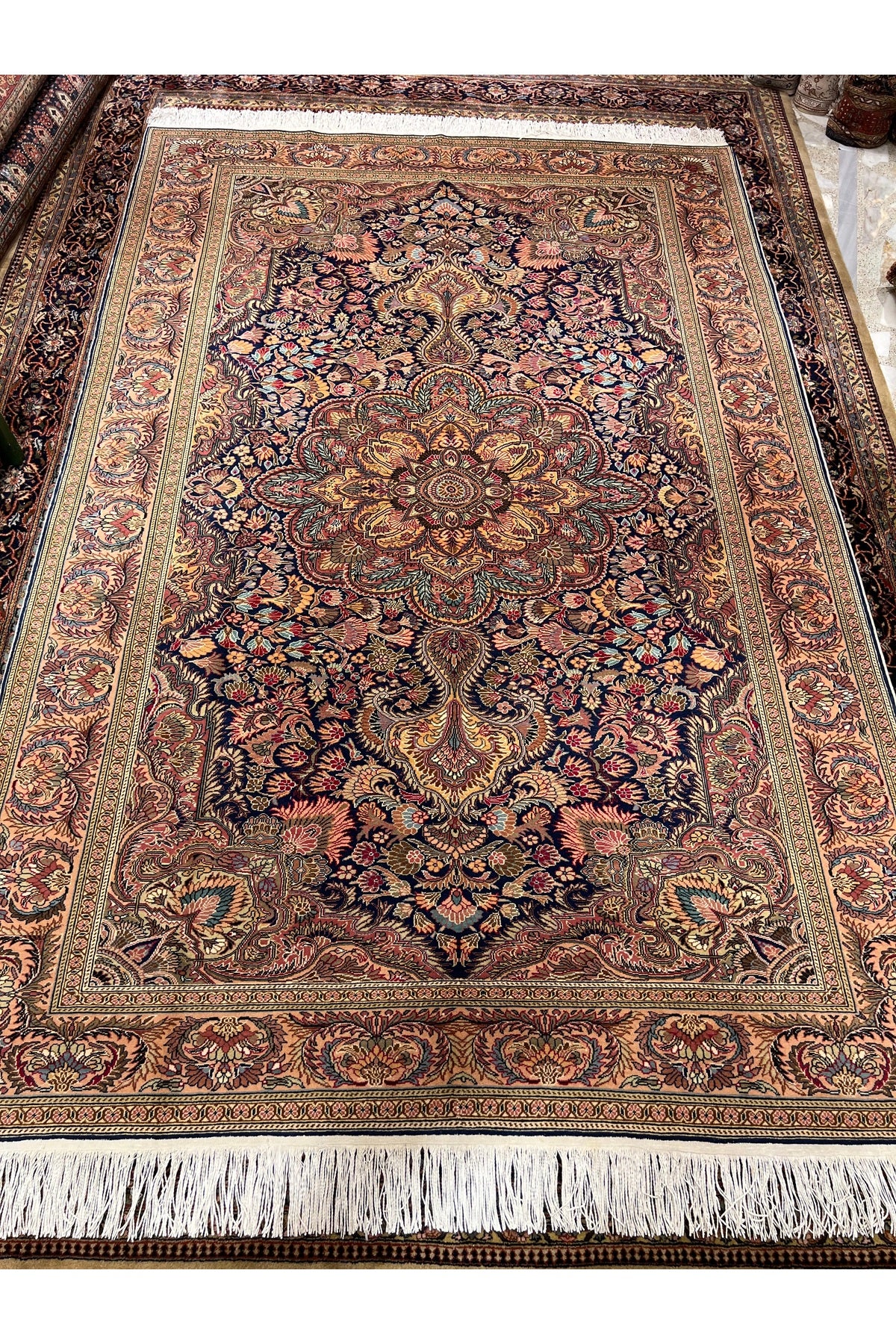 RD RAMAZAN DAG Hand Rug Art Hand-Woven Kayseri Hacilar Weave Premium Kalitesi Collector Piece Size 300x200 - MALLTURK
