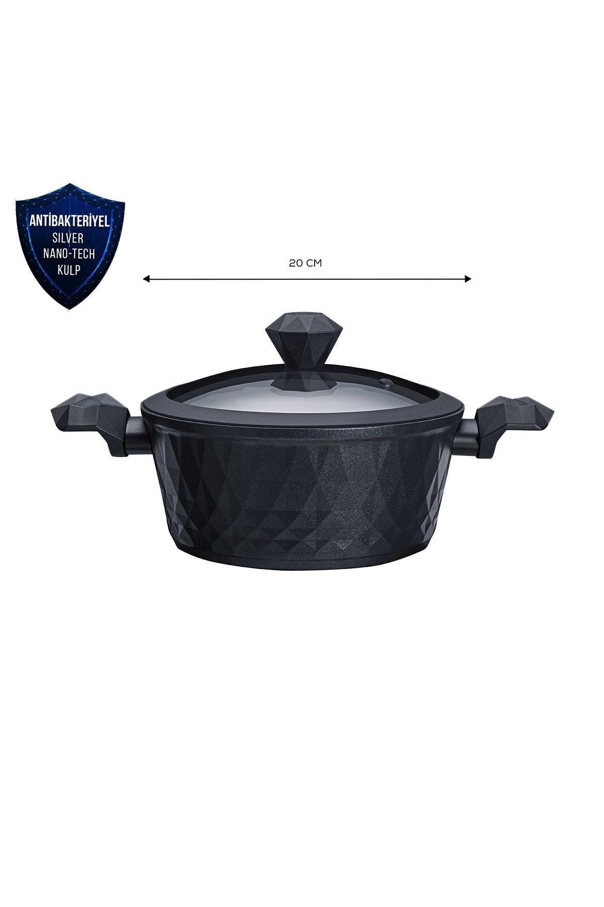 Karaca Biodiamond Antibakteriyel Kulp Induction Compatible Pot