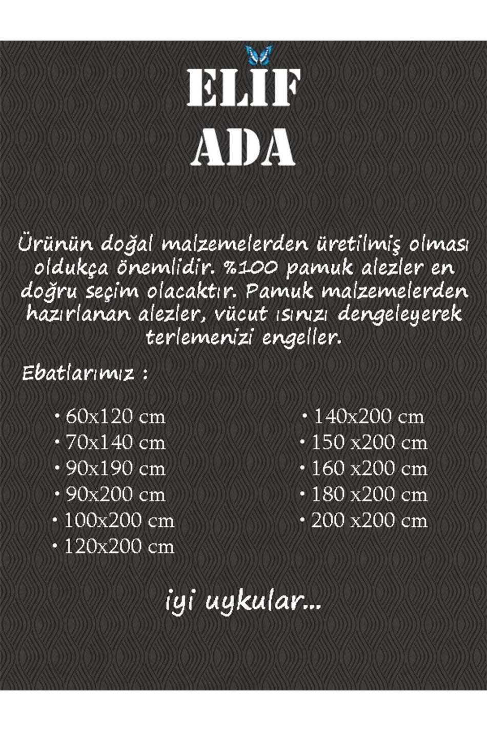 Merya & Elif ADA Waterproof Cotton Quilted Fitted Mattress Protector - MALLTURK