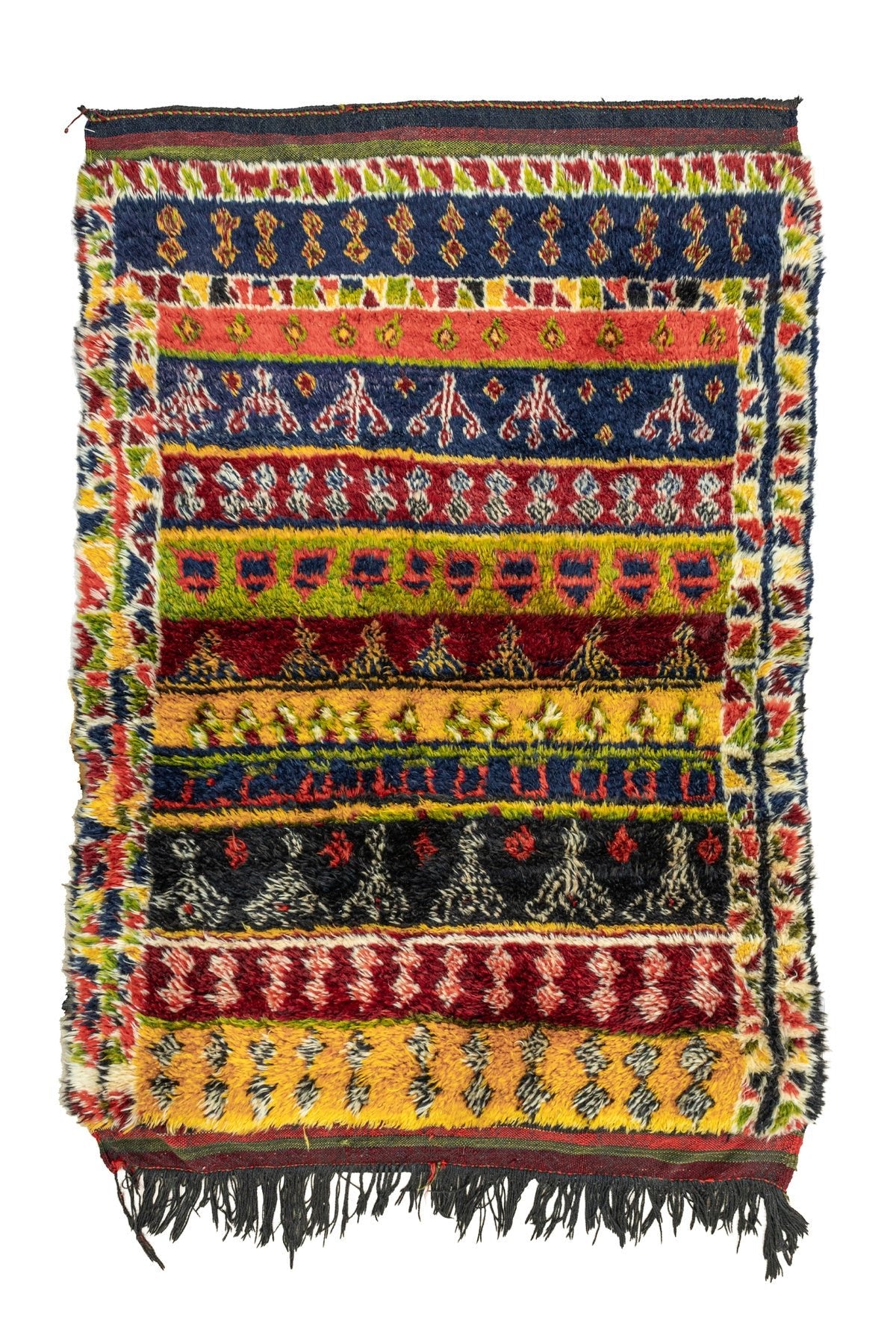 Soho Antiq Barak Multicolor Decorative Yatak Rug 129x173 - MALLTURK