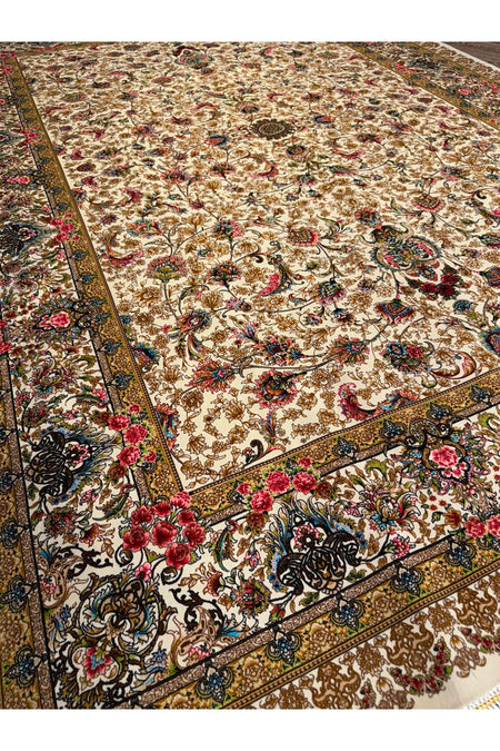 Rustikev Iranian Silk Rug - MALLTURK
