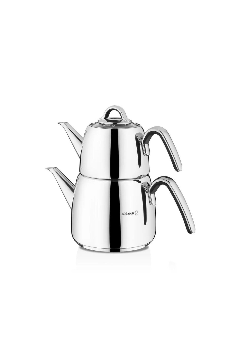 KORKMAZ Vertex Black Teapot Set 2 lt A197 - MALLTURK