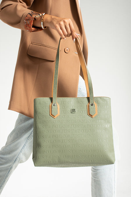 Just Polo Women's Shoulder Bag Green - MALLTURK
