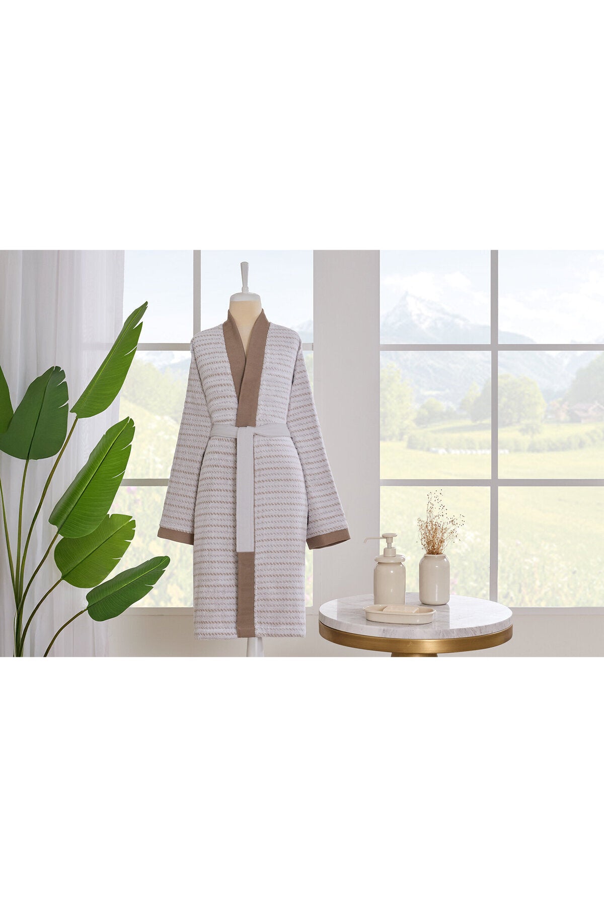 Ozdilek Inclined Kimono Bathrobe - MALLTURK