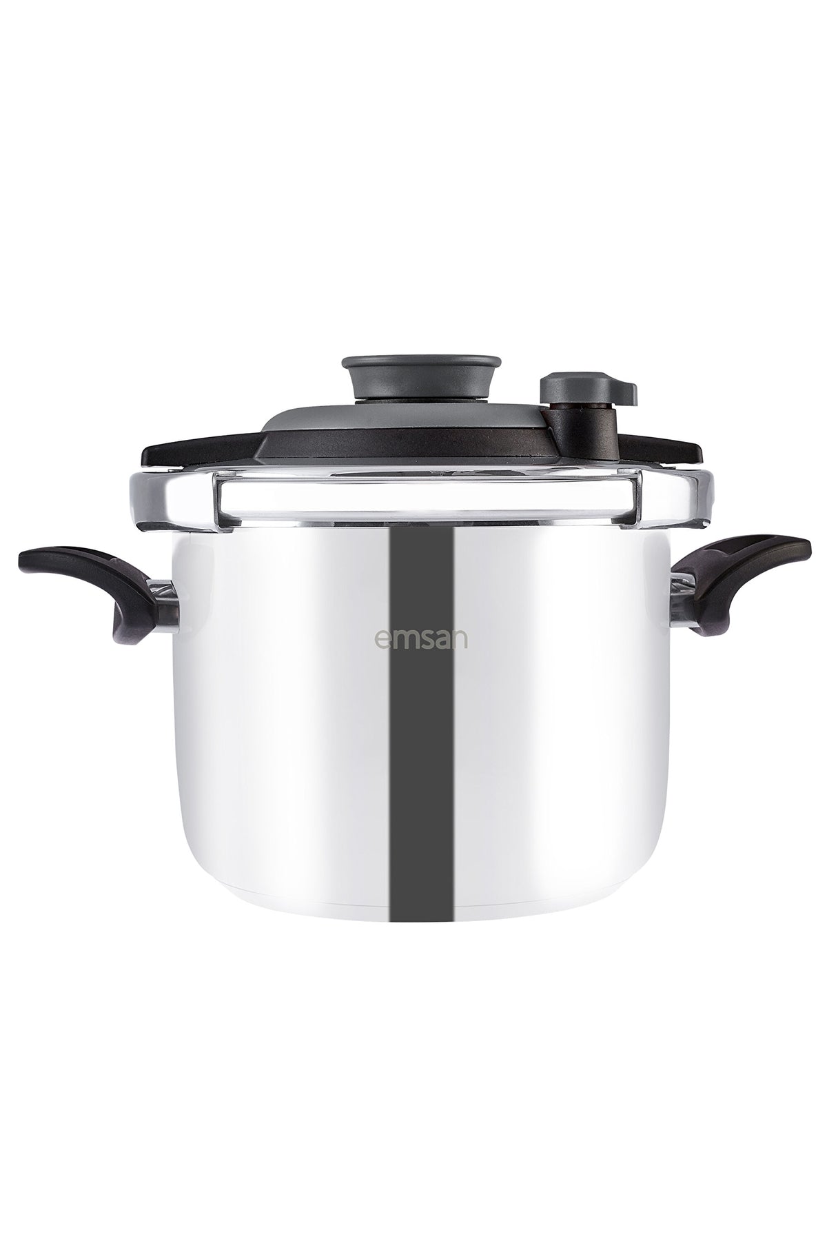Emsan Vera Pressure Cooker Set 4+6 Liters Black - MALLTURK