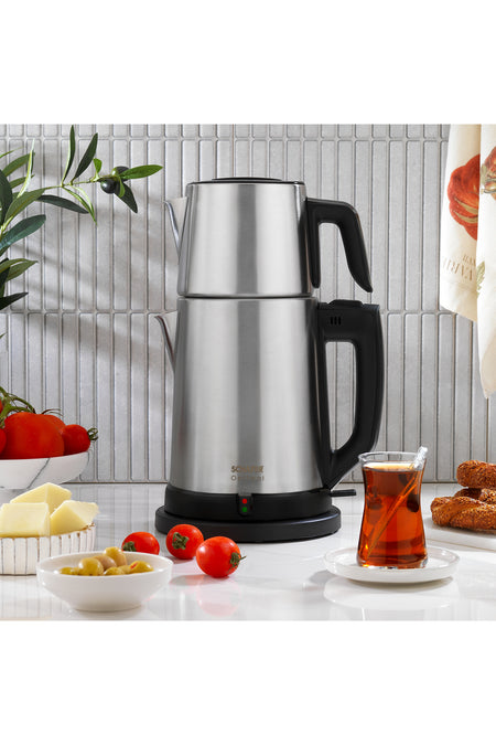 Schafer Optimal Electric Stainless Steel Tea Maker - inox - MALLTURK