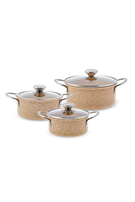 Karaca Biogranit 6 Piece Midi Cookware Set