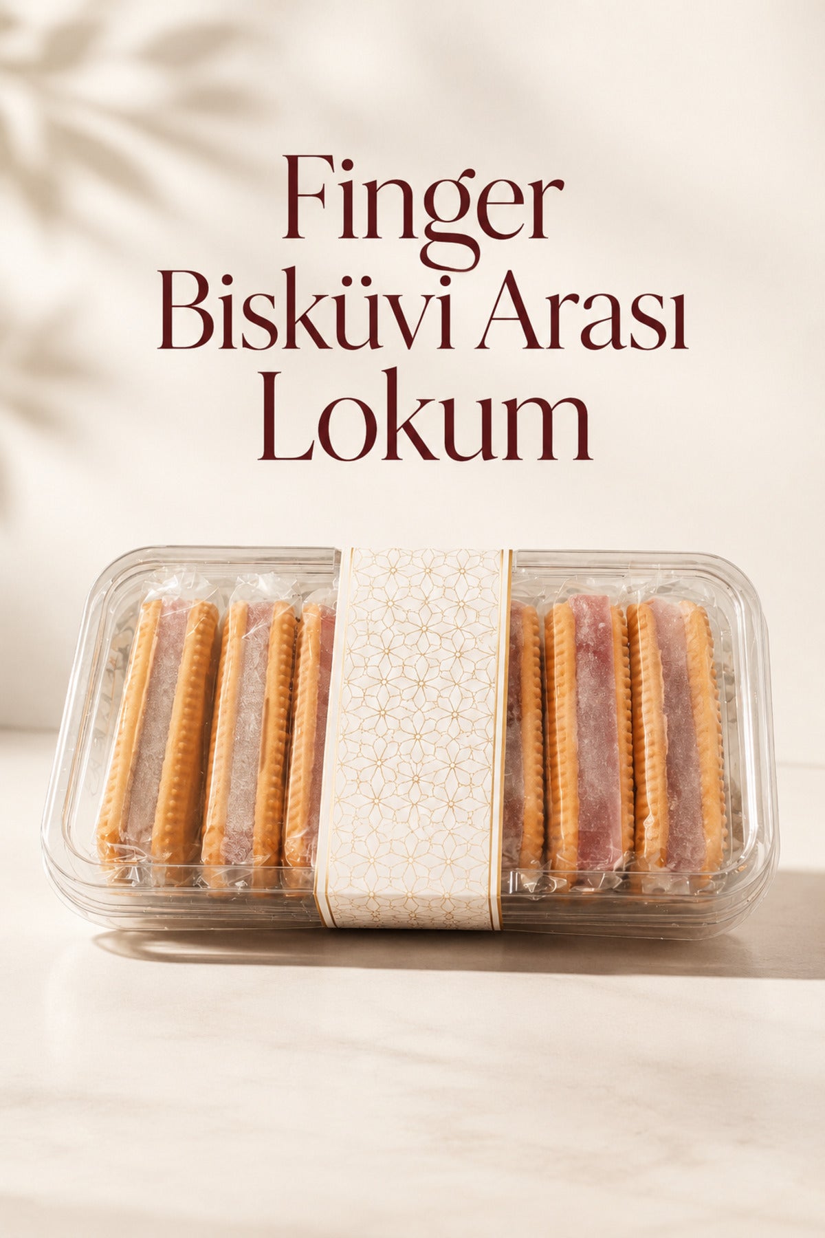 Sener Biscuit Sandwich Turkish Delight finger Biscuit Sandwich Turkish Delight 250 g - MALLTURK