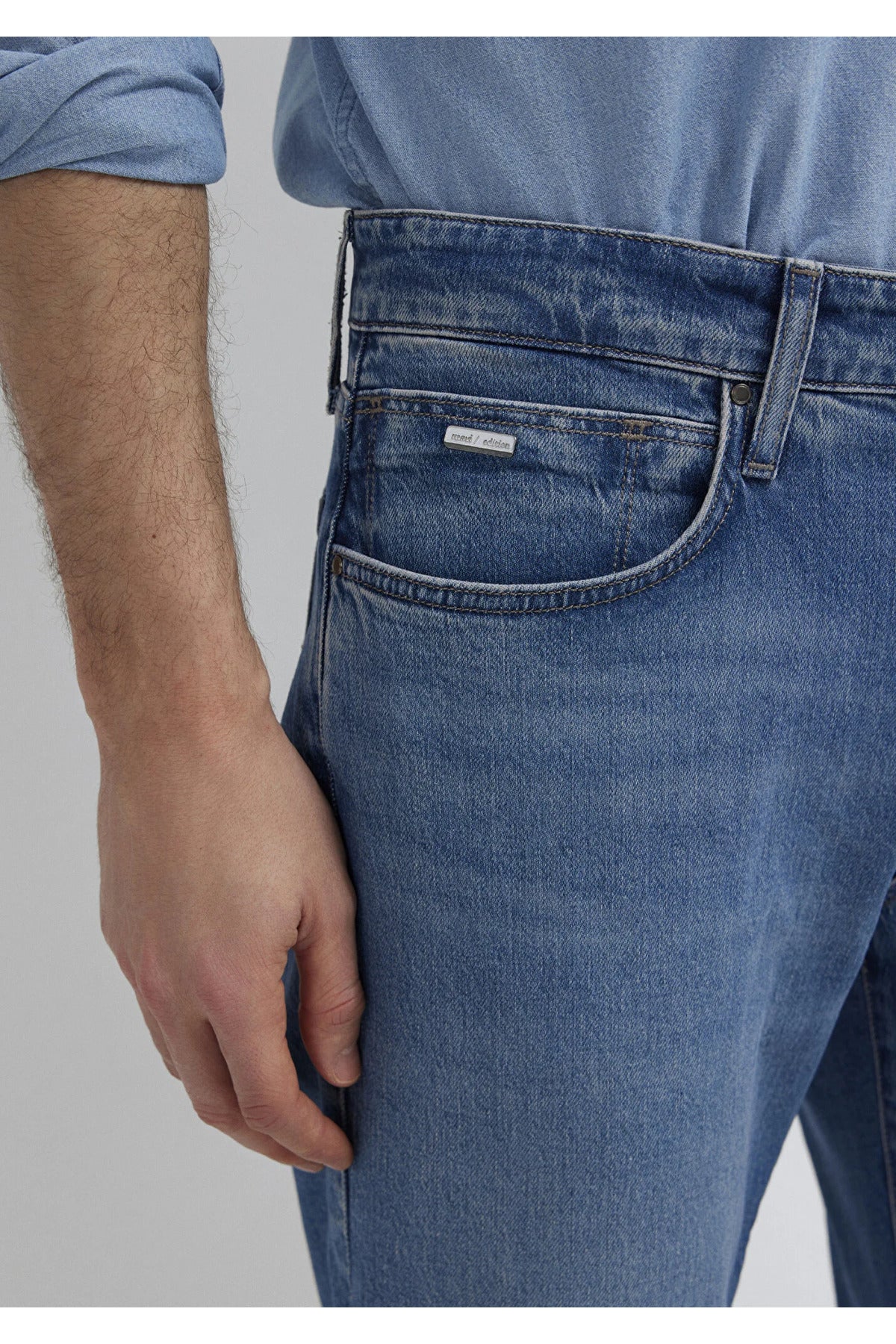 Marcus Edition Vintage indigo Mavi Jeans 0035191281 - MALLTURK