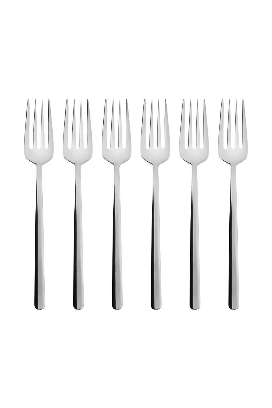 Emsan bead 6 Piece 18 10 Stainless Steel tatli Fork Set platin - MALLTURK
