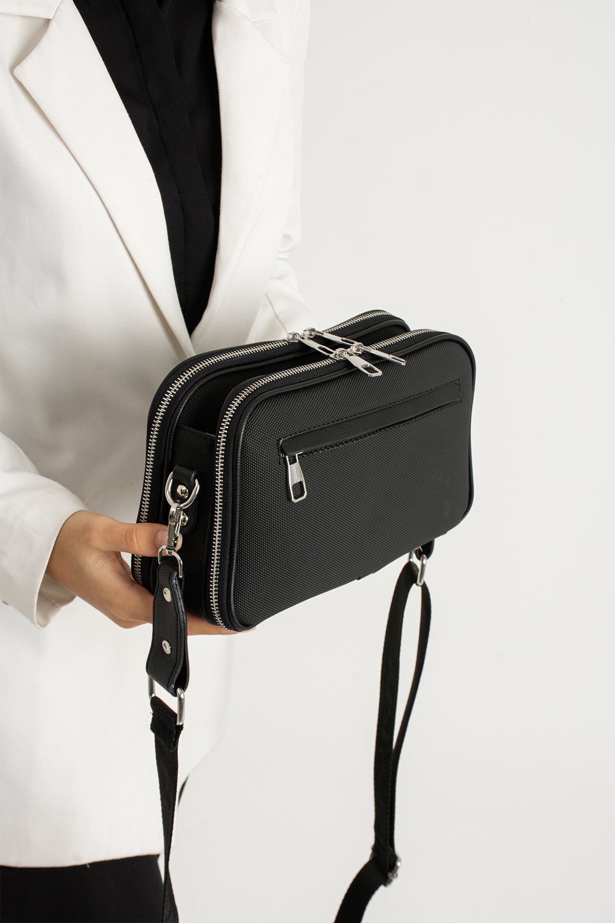Just Polo Black Women's Shoulder & Messenger Bag Mink Coffe - MALLTURK