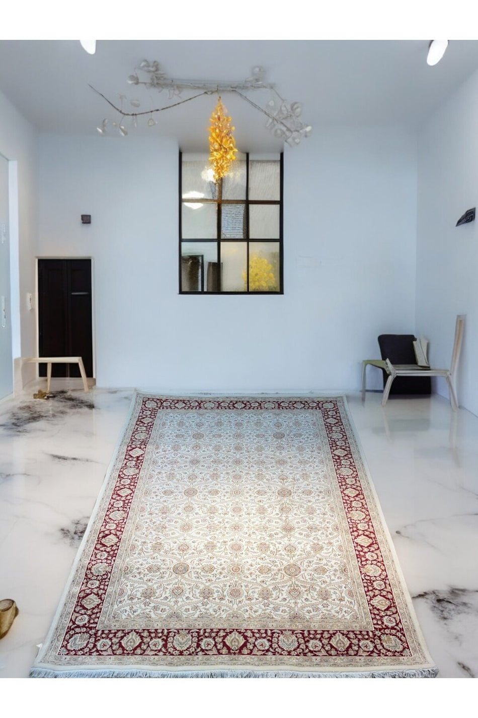 Sirvan Handwoven Afghan Usak Carpet - 296x200 - MALLTURK