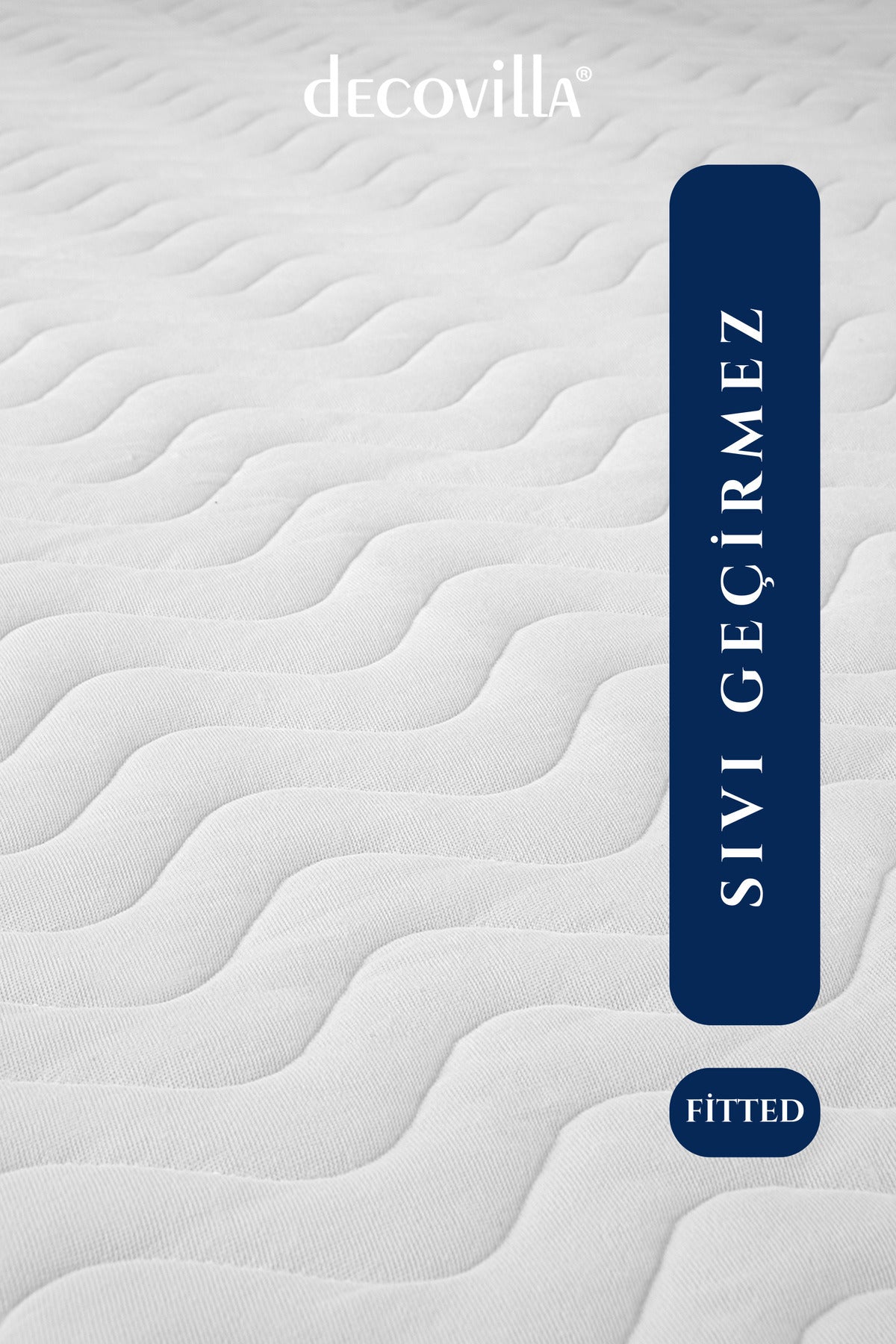 Decovilla Micro Waterproof Microfiber Quilted Fitted Mattress Protector - MALLTURK