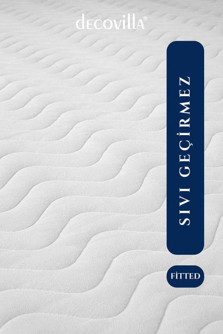 Decovilla Micro Waterproof Microfiber Quilted Fitted Mattress Protector - MALLTURK