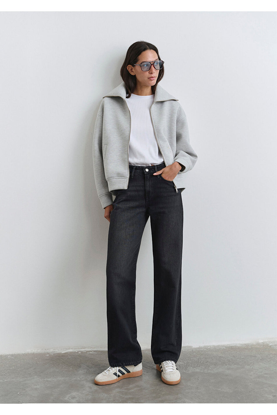 Mavi Jane Classic Denim Dark Grey Smoke Jeans 1010917-90505 - MALLTURK