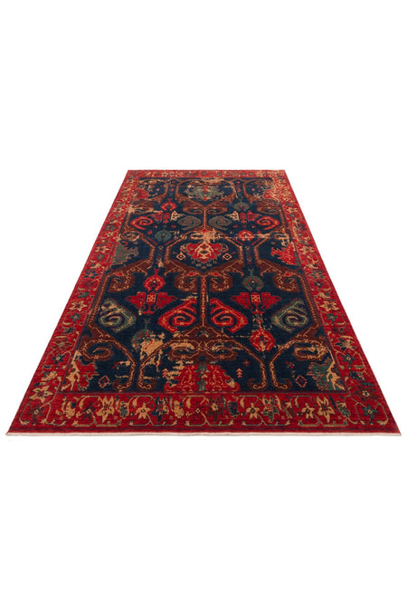Eko Rug EKO Rug KADIM KDM05 RED VINTAGEEtnik Desenlere Featuring New Zealand Wool with Woven Special Loom Rug - MALLTURK