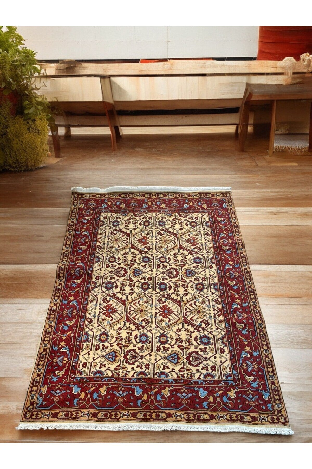 SIRVAN Rug Hand-Woven Hereke Rug - 173x260 - MALLTURK