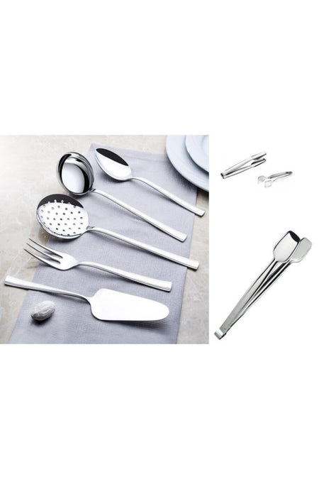 Nehir deniz Serving Utensil Set Ladle kevgir Spoon Set 8 prc - MALLTURK