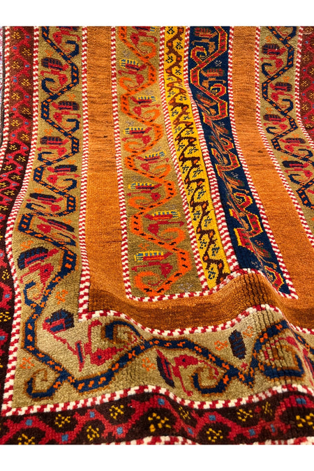 RD RAMAZAN DAG Hand Rug Art Hand-Woven Sivas Sal Pattern Rug Size 167x87