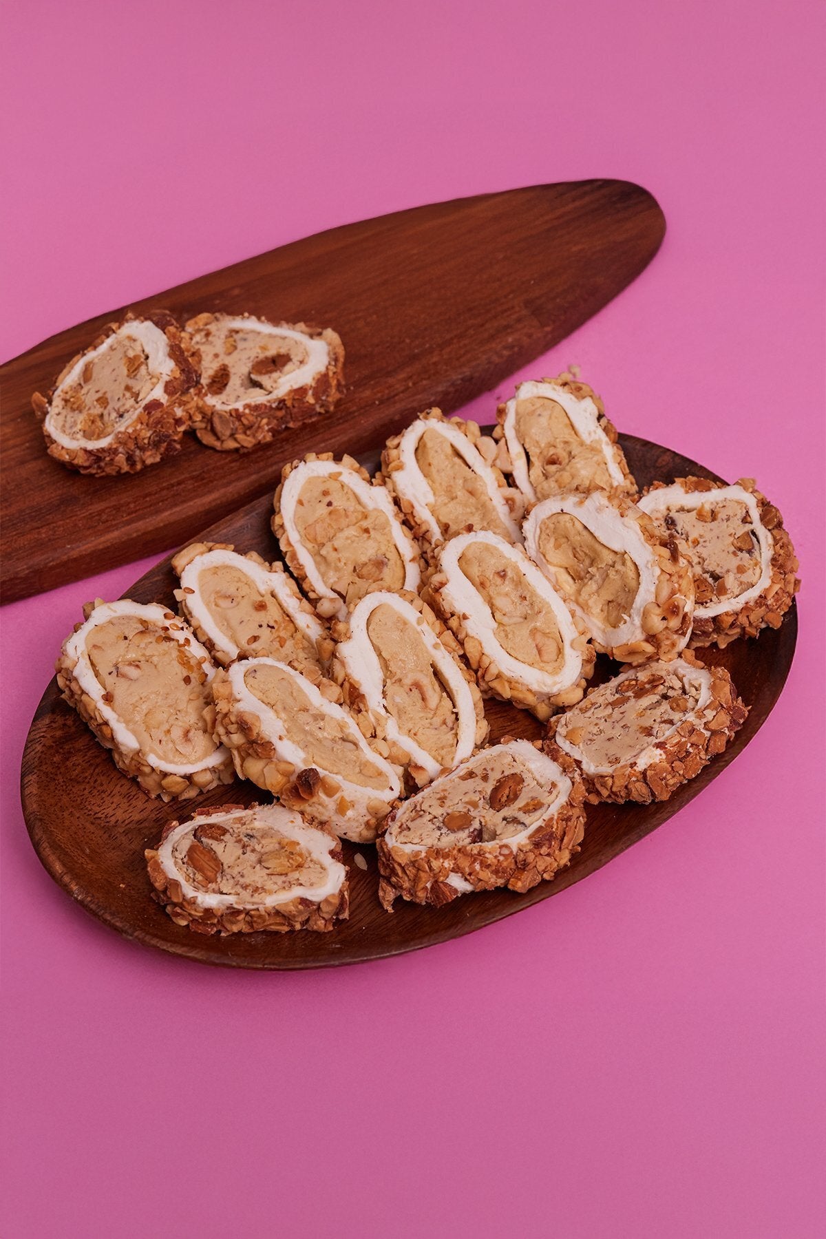 Derme Rolled Turkish Delight findik Filled and kremeli 300 g - MALLTURK