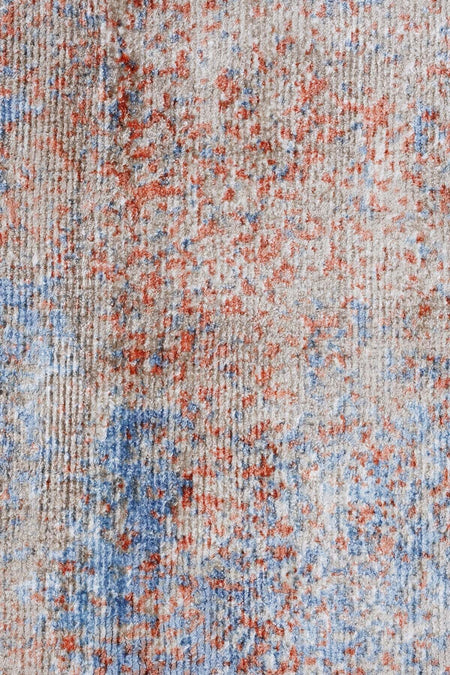 Naar Hali Erase KC 203 Multicolored Modern Handwoven Bamboo Living Room Rug - MALLTURK