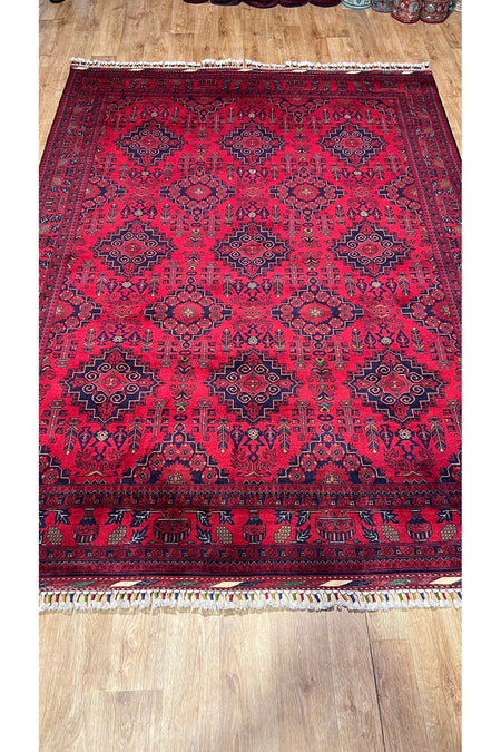 Turkmen Rug Hand-Woven Afghan Rug