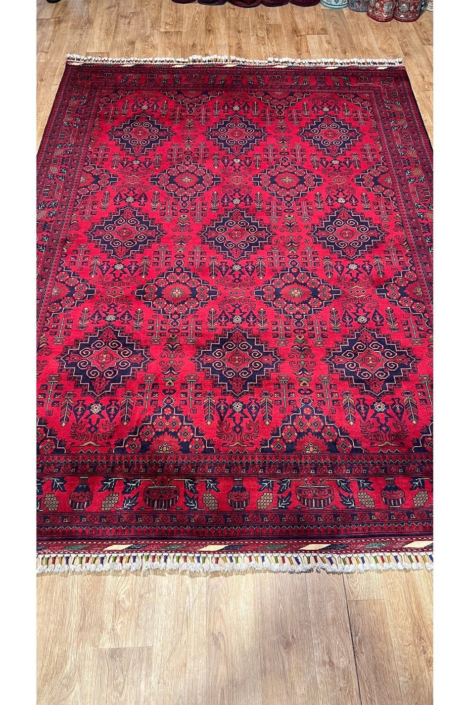 Turkmen Rug Hand-Woven Afghan Rug - MALLTURK