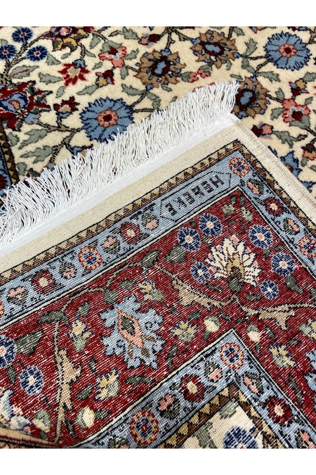RD RAMAZAN DAG Hand Rug Art Hand-Woven Sumerbank Hereke Rug Lalezar Design Size 250x153