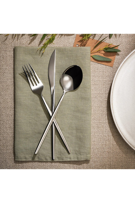 Emsan alya 84 Piece 12 Place Setting Flatware Set luks Boxed - MALLTURK