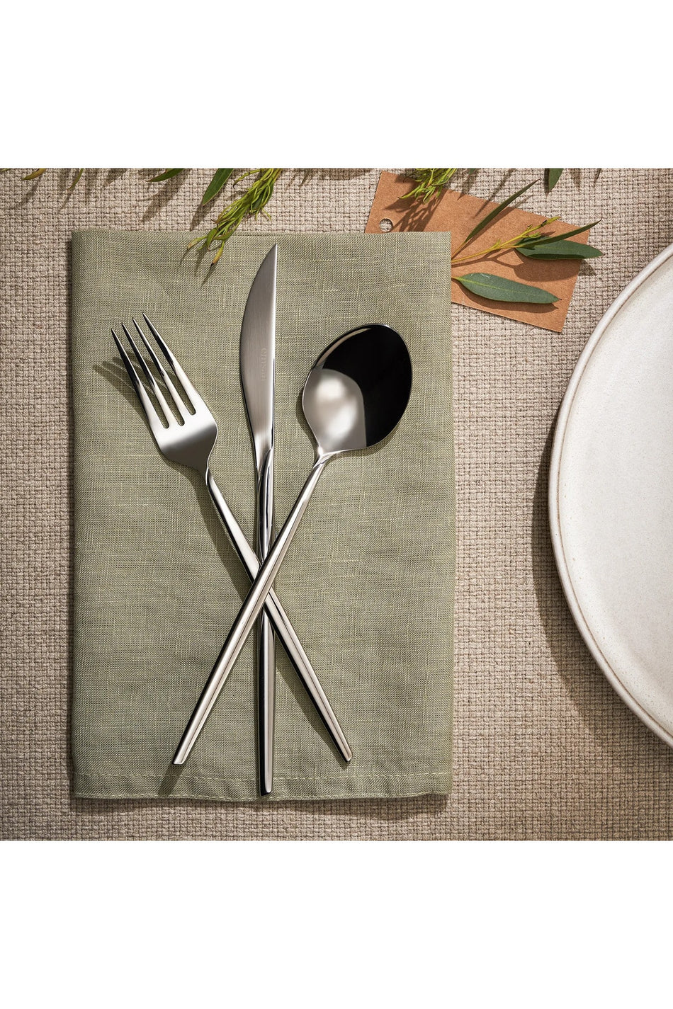 Emsan alya 84 Piece 12 Place Setting Flatware Set luks Boxed - MALLTURK