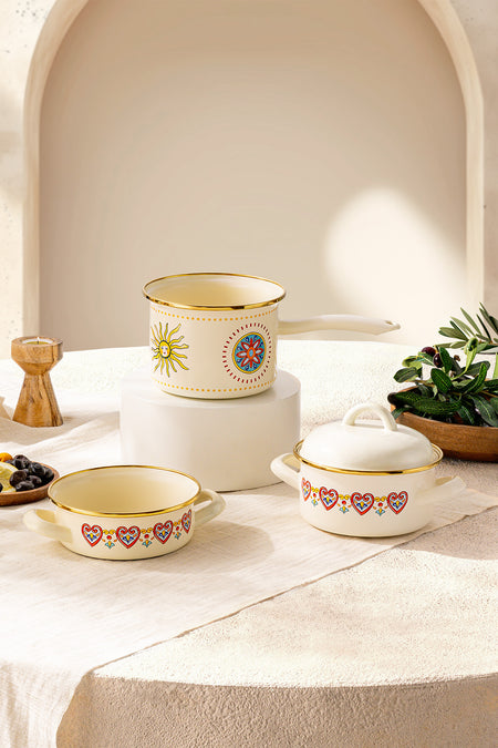 Emsan Solemar Enamel Midi Set 14 cm