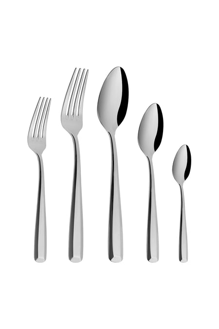 Aryildiz claude 60 Piece 12 Place Setting Fork Spoon Set - MALLTURK