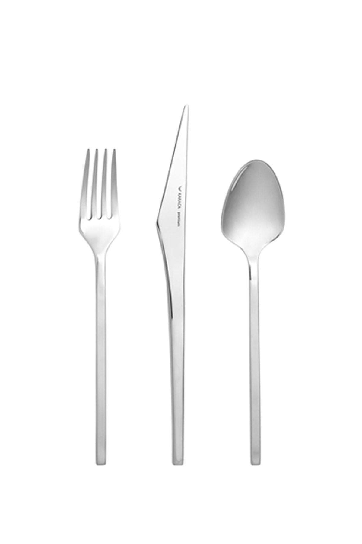 Karaca way 316 Steel 84 Piece 12 Place Setting premium Flatware Set Boxed - MALLTURK
