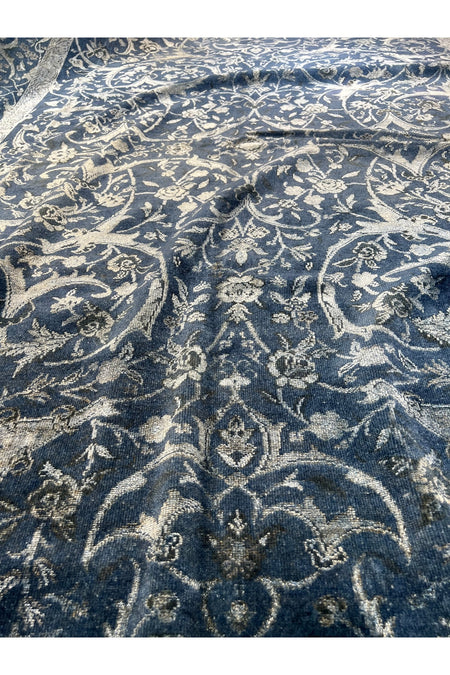 RD RAMAZAN DAG Hand Rug Art Hand-Woven Fine Rug Pera Tughra Silk Weave Kumkapi Design Size 313x219 - MALLTURK