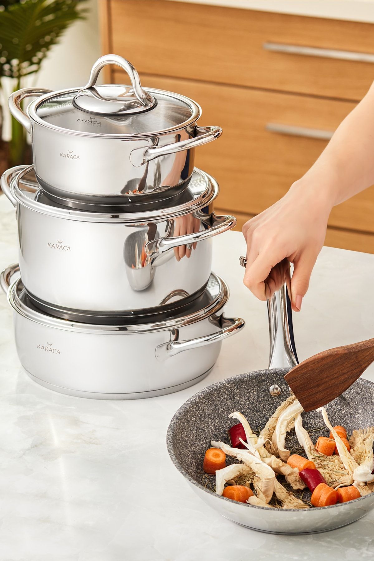 Karaca Cihangir 7 Piece Cookware Set