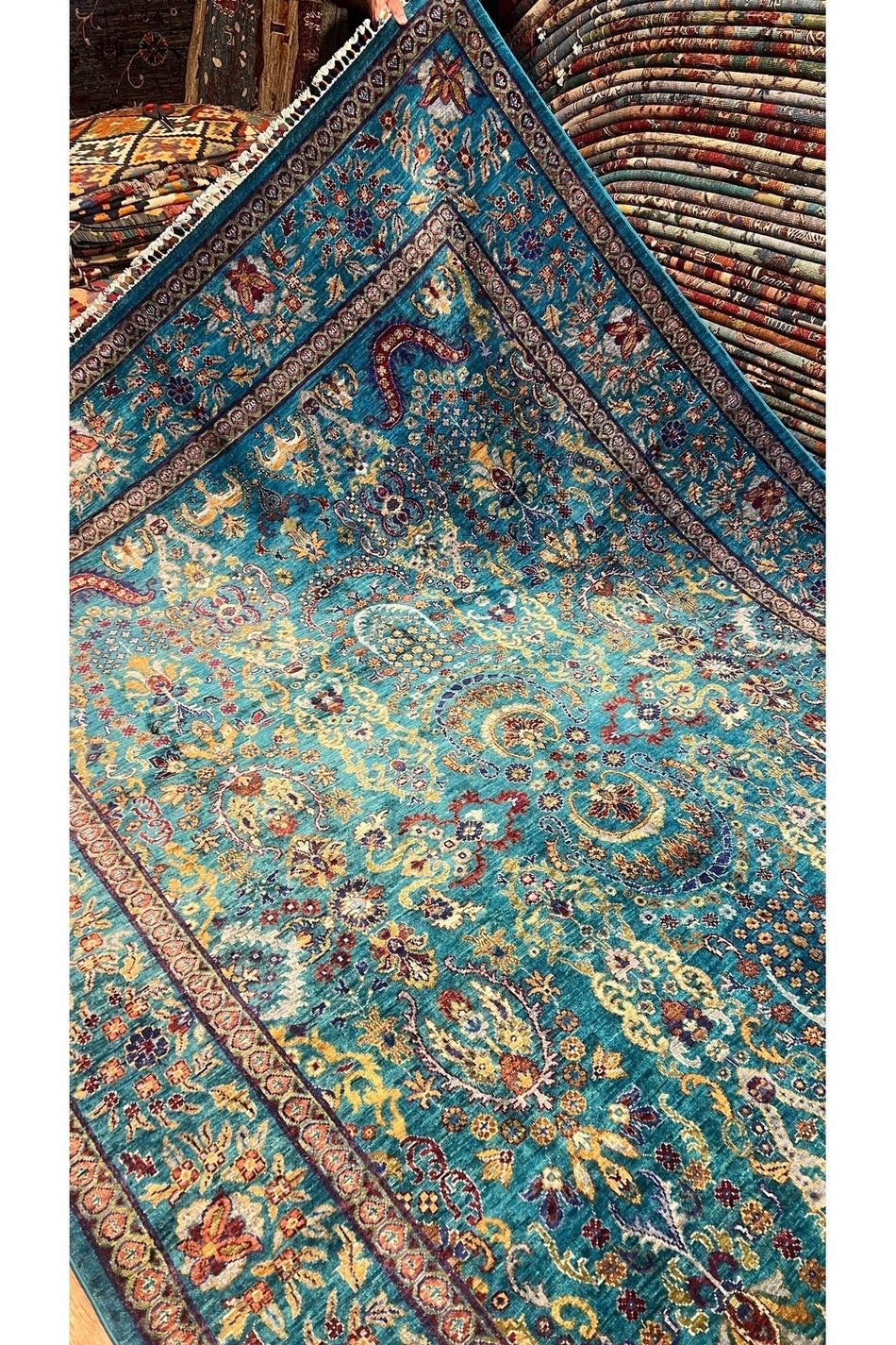 Turkmen Rug Handwoven Afghan Carpet - MALLTURK